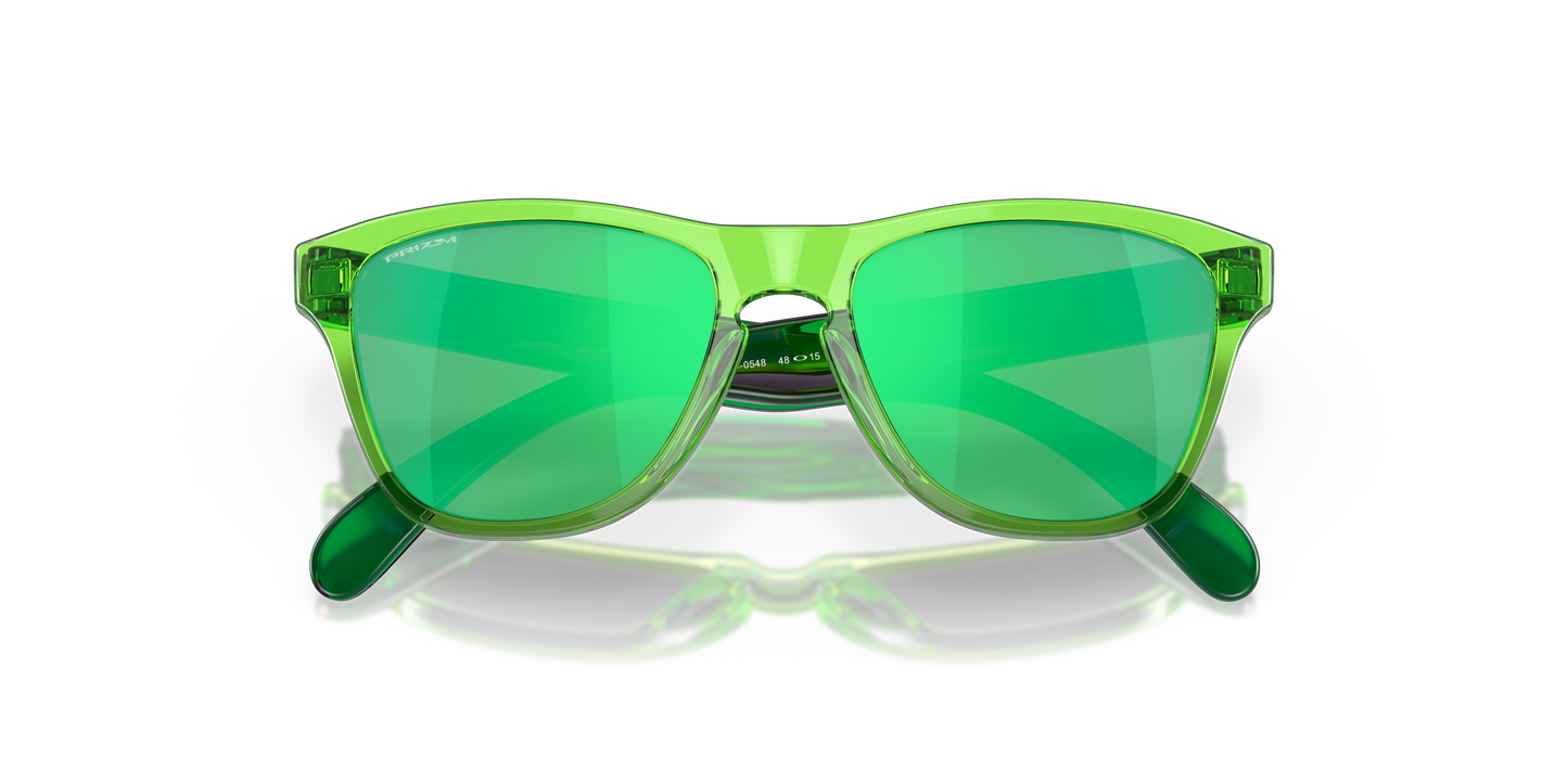 Oakley OJ9009 Frogskins XXS Youth Square Prizm Sunglasses - Acid Pink Frame
