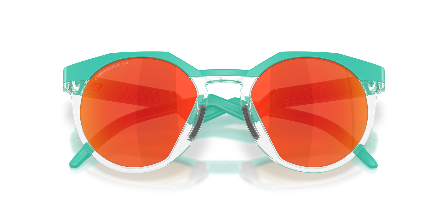 Oakley OO9242 HSTN Neon Pop Collection Men's Round Prizm Polarized Sunglasses