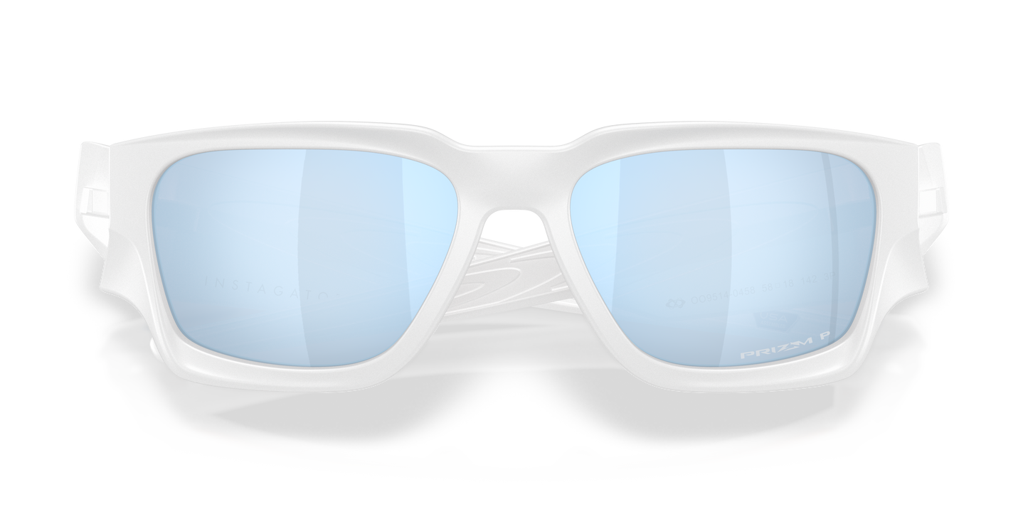 Oakley OO9514 Instagator Men's Rectangle Prizm Polarized Sunglasses - Matte Black Frame