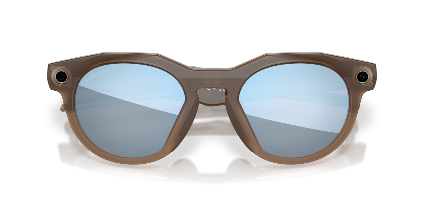 Oakley | Meta Meta HSTN Unisex Round Prizm Sunglasses - Black Frame