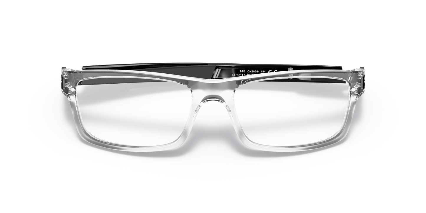 Oakley OX8026 Currency Men's Rectangle Eyeglass Frames - Satin Black Frame