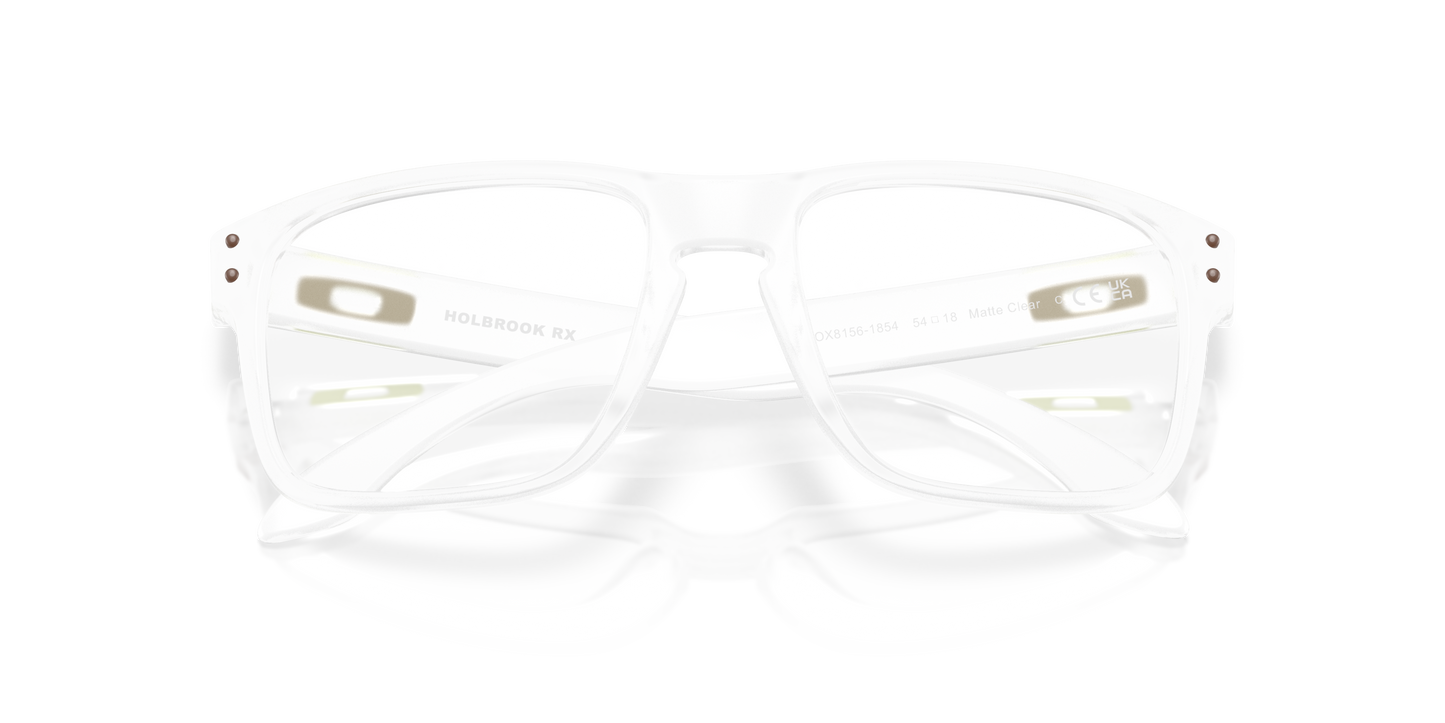 Oakley OX8156 Holbrook Limitless Collection Men's Square Eyeglass Frames - Matte Clear Frame