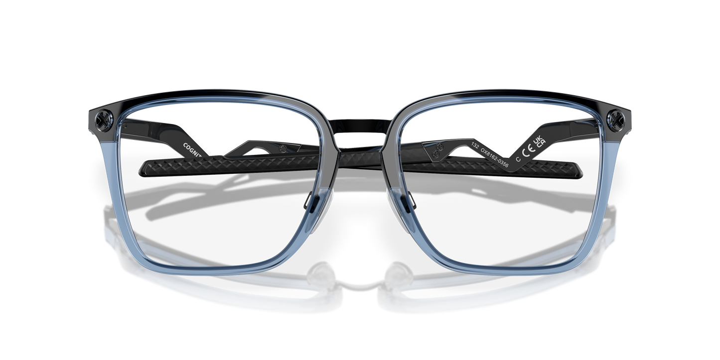 Oakley OX8162 Cognitive Men's Rectangle Eyeglass Frames - Satin Black Frame