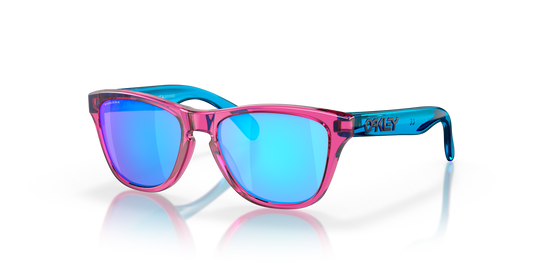 Oakley OJ9009 Frogskins XXS Youth Square Prizm Sunglasses - Acid Pink Frame