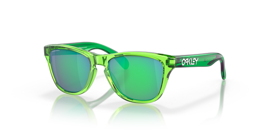 Oakley OJ9009 Frogskins XXS Youth Square Prizm Sunglasses - Acid Green Frame