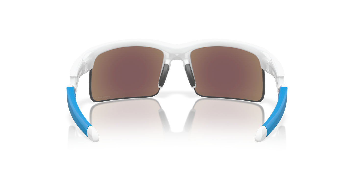 Oakley OJ9013 Capacitor Youth Rectangle Prizm Sunglasses - Polished White Frame