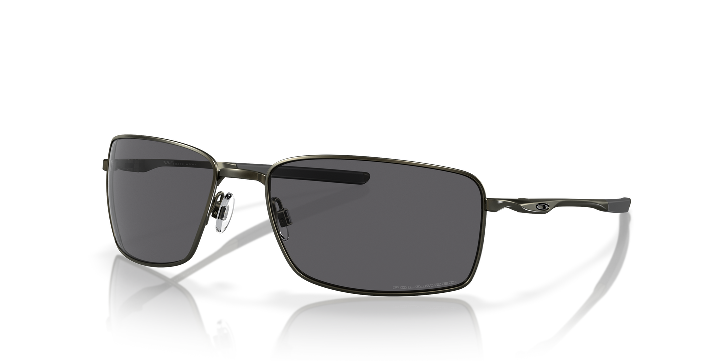 Oakley OO4075 Square Wire Men's Rectangle Polarized Sunglasses