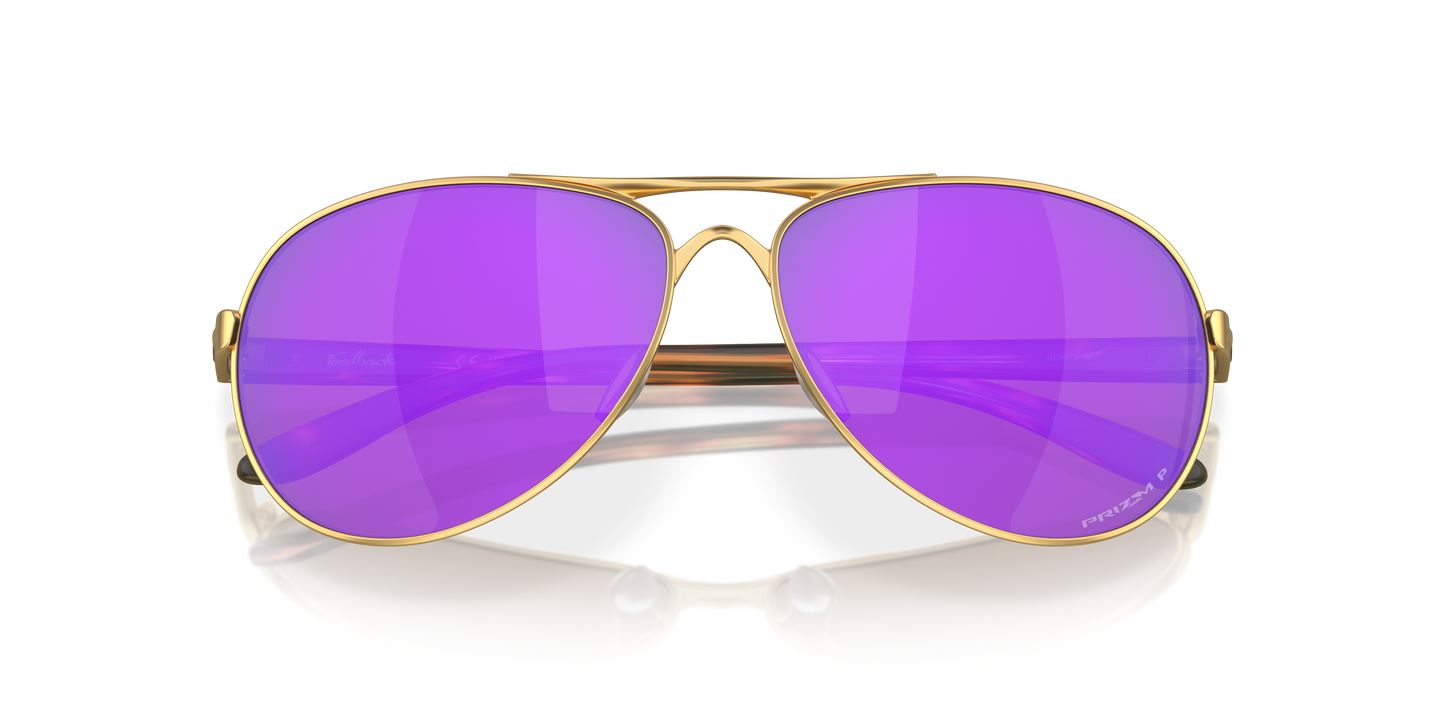 Oakley OO4079 Feedback Women's Round Prizm Polarized Sunglasses
