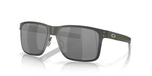 Oakley OO4123 Holbrook Metal Men's Square Prizm Polarized Sunglasses - Matte Gunmetal Frame