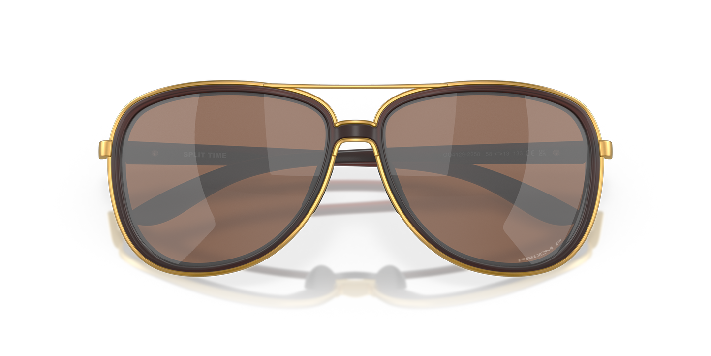 Oakley OO4129 Split Time Women's Round Prizm Polarized Sunglasses