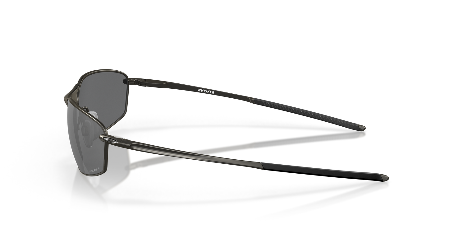 Oakley OO4141 Whisker Men's Oval Prizm Sunglasses - Carbon Frame