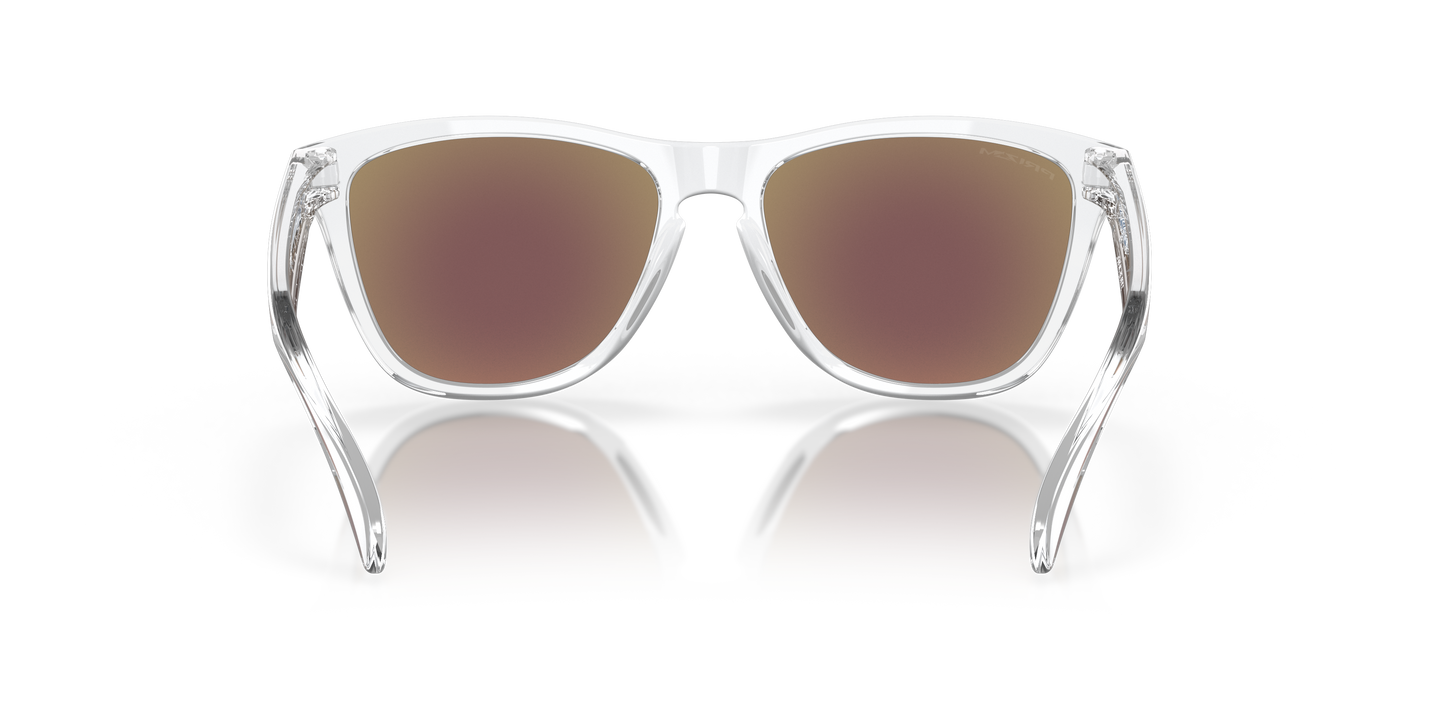 Oakley OO9013 Frogskins Unisex Square Prizm Sunglasses - Crystal Clear Frame