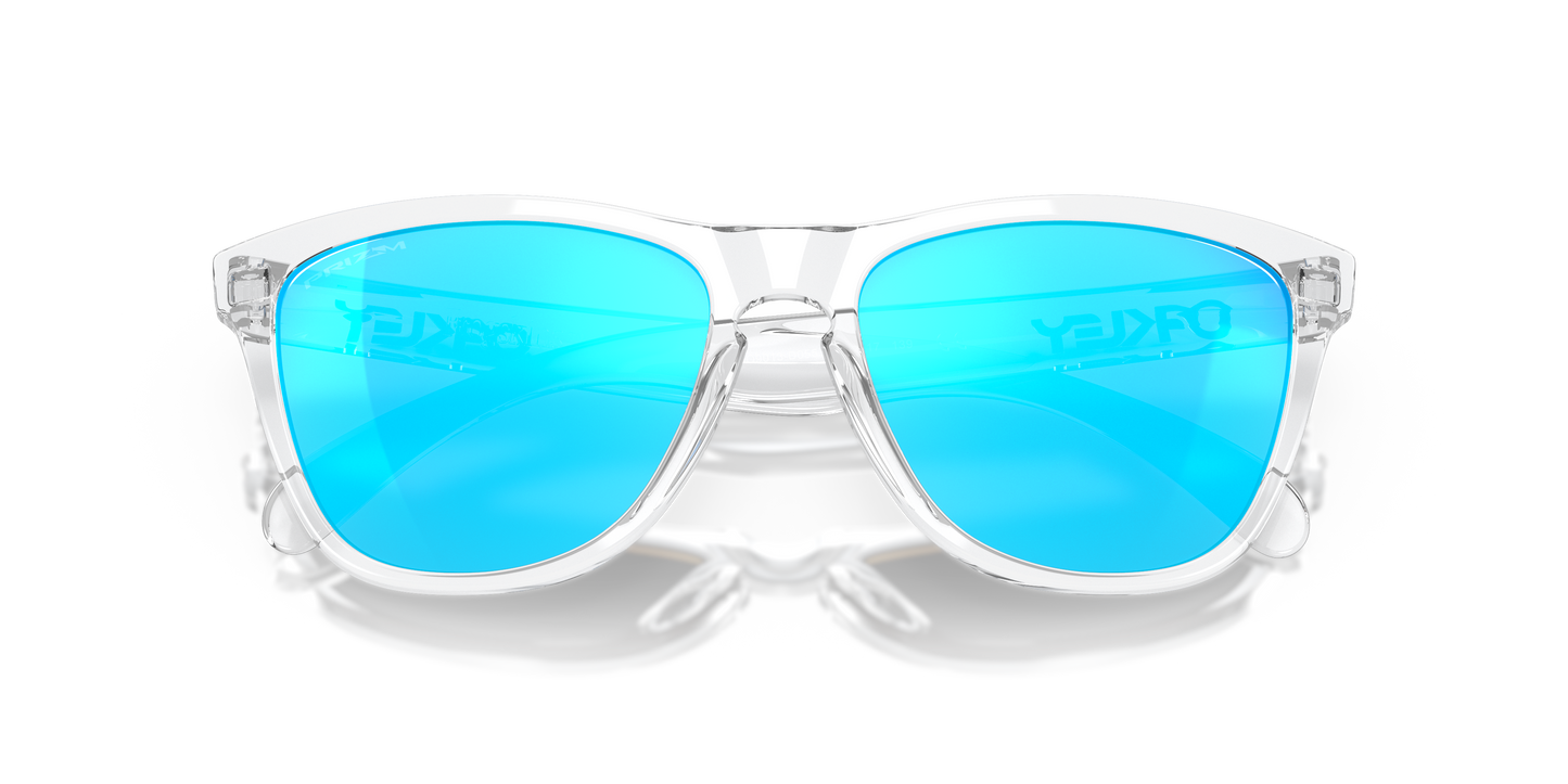 Oakley OO9013 Frogskins Unisex Square Prizm Sunglasses - Polished Black Frame