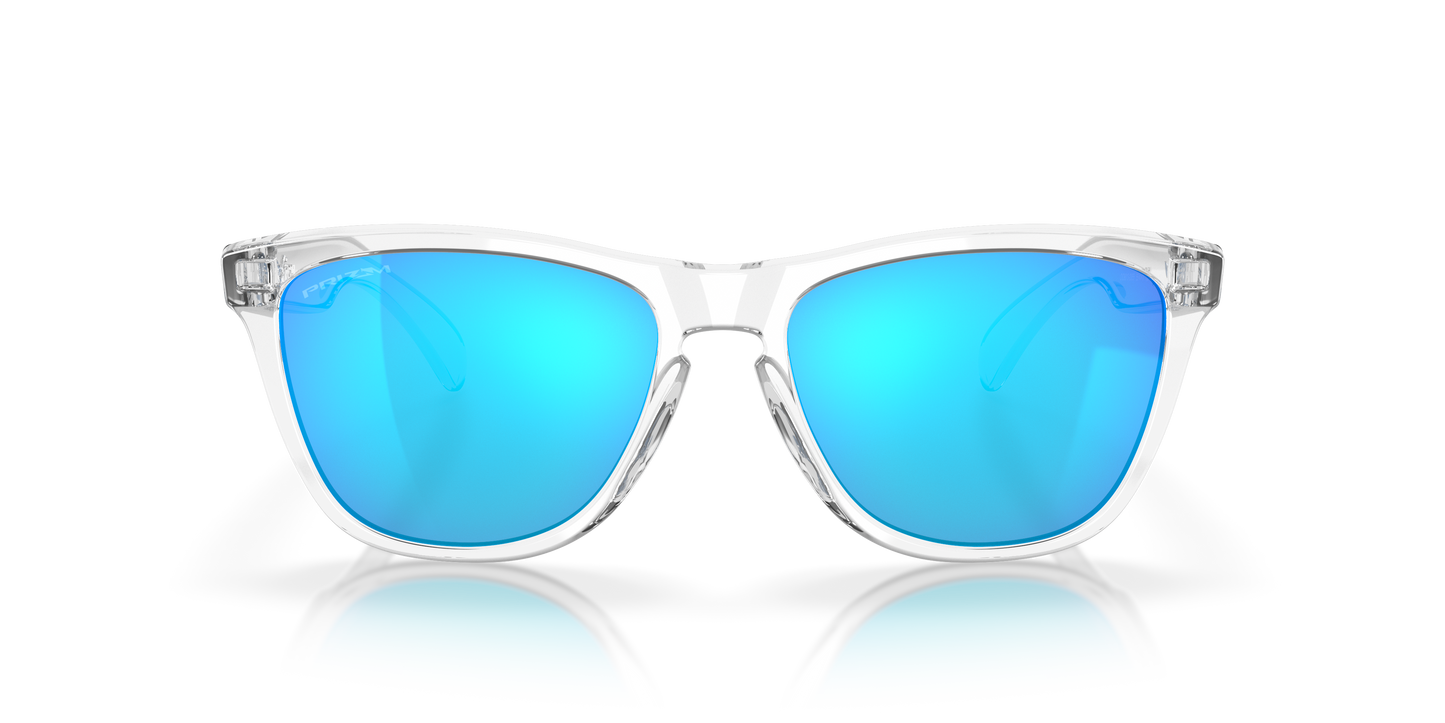Oakley OO9013 Frogskins Unisex Square Prizm Sunglasses - Polished Black Frame