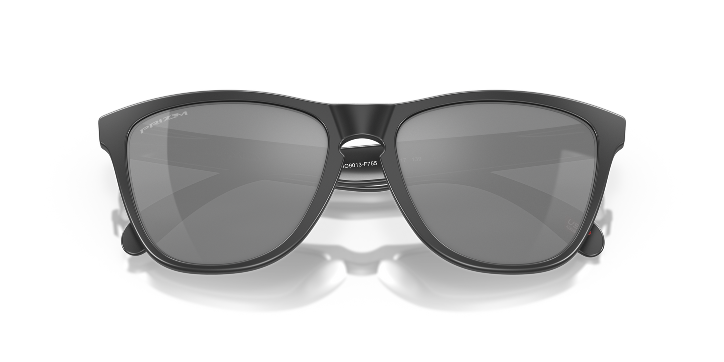 Oakley OO9013 Frogskins Unisex Square Prizm Sunglasses - Crystal Clear Frame