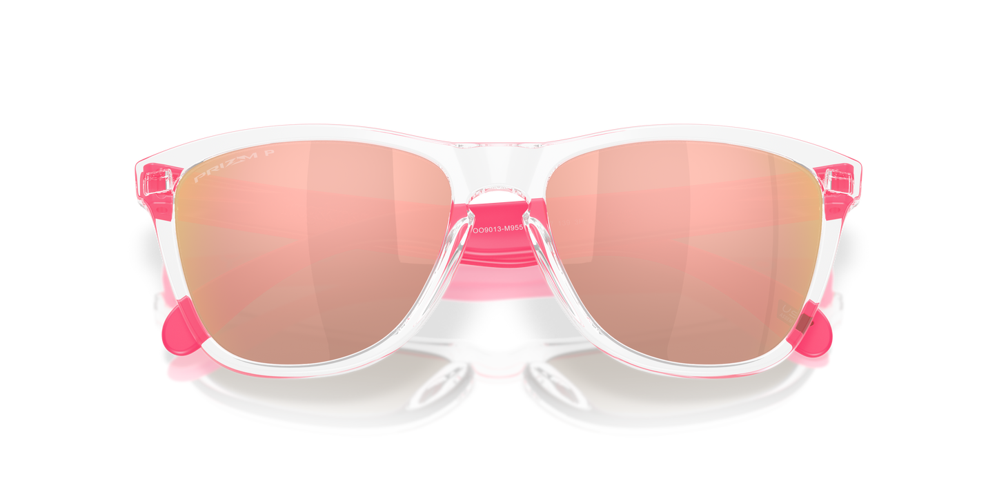 Oakley OO9013 Frogskins Neon Pop Collection Men's Square Prizm Polarized Sunglasses