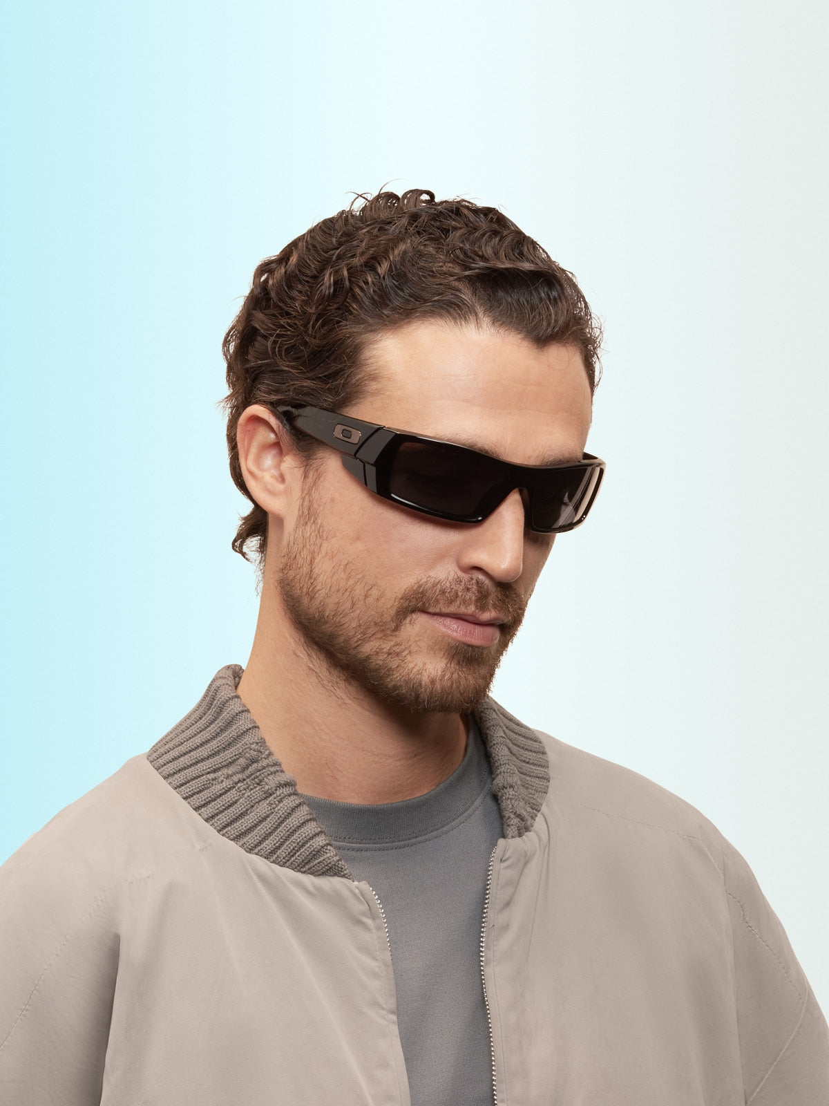 Oakley OO9014 Gascan Men's Rectangle Prizm Sunglasses - Matte Black Camo Frame