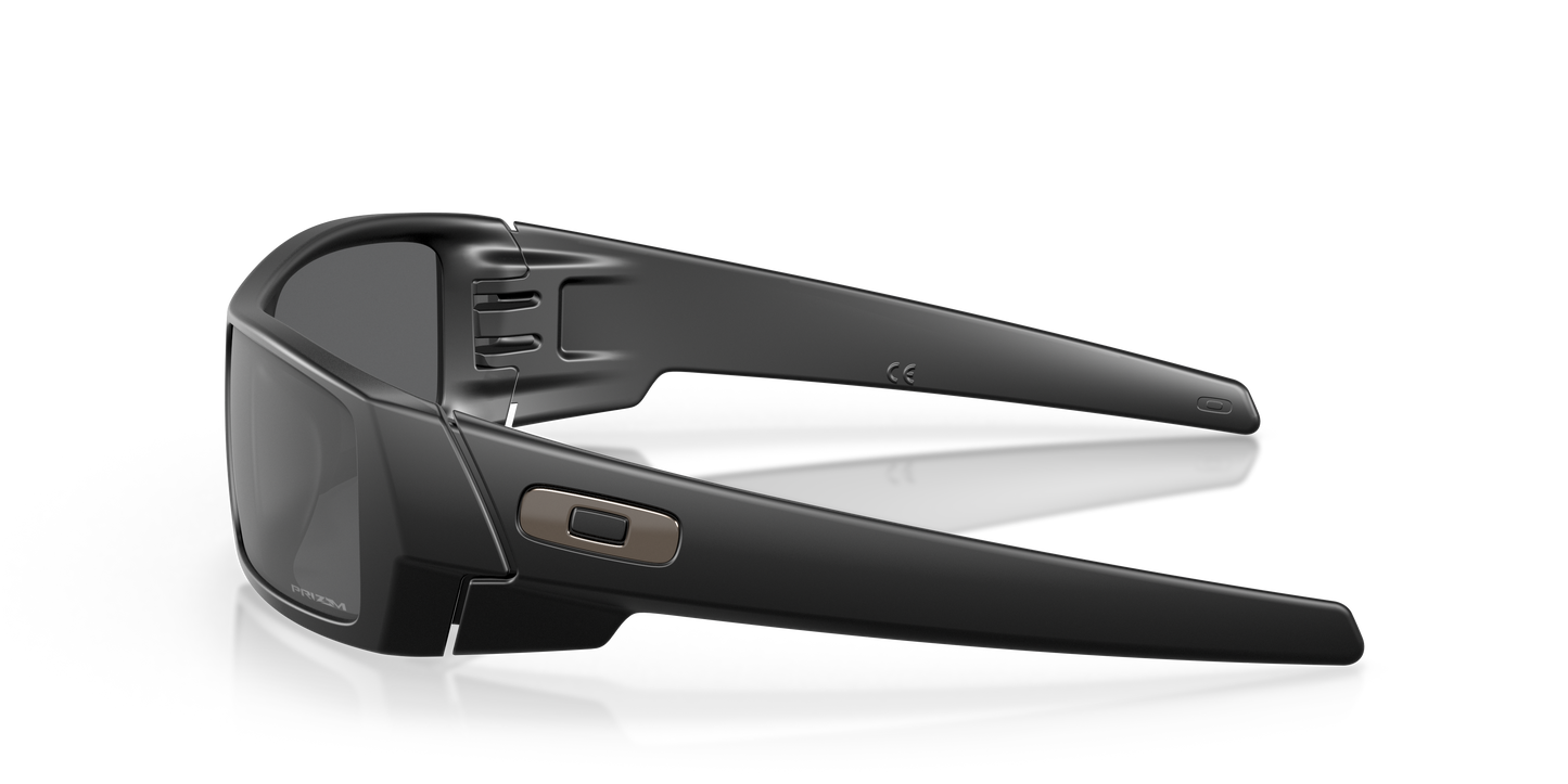 Oakley OO9014 Gascan Men's Rectangle Prizm Sunglasses - Polished Black Frame