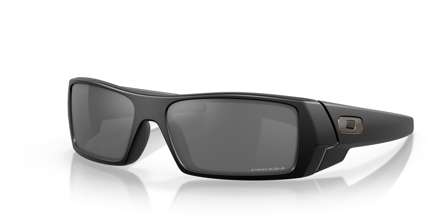 Oakley OO9014 Gascan Men's Rectangle Prizm Sunglasses - Matte Black Frame