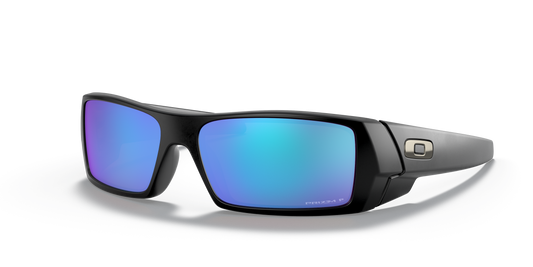 Oakley OO9014 Gascan Men's Rectangle Prizm Sunglasses - Matte Black Frame