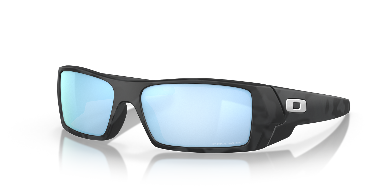 Oakley OO9014 Gascan Men's Rectangle Prizm Sunglasses - Matte Black Frame