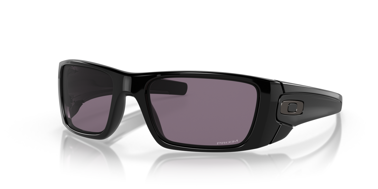 Oakley OO9096 Fuel Cell Men's Rectangle Prizm Sunglasses - Polished Black Frame