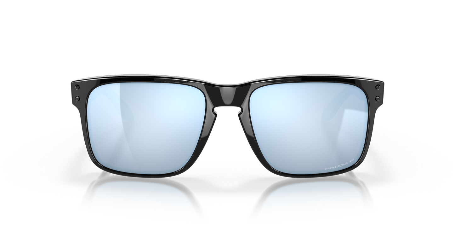 Oakley OO9102 Holbrook Men's Square Prizm Sunglasses - Matte Black Frame