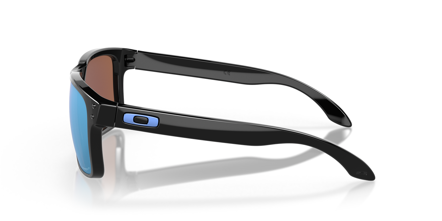 Oakley OO9102 Holbrook Men's Square Prizm Sunglasses - Polished Black Frame