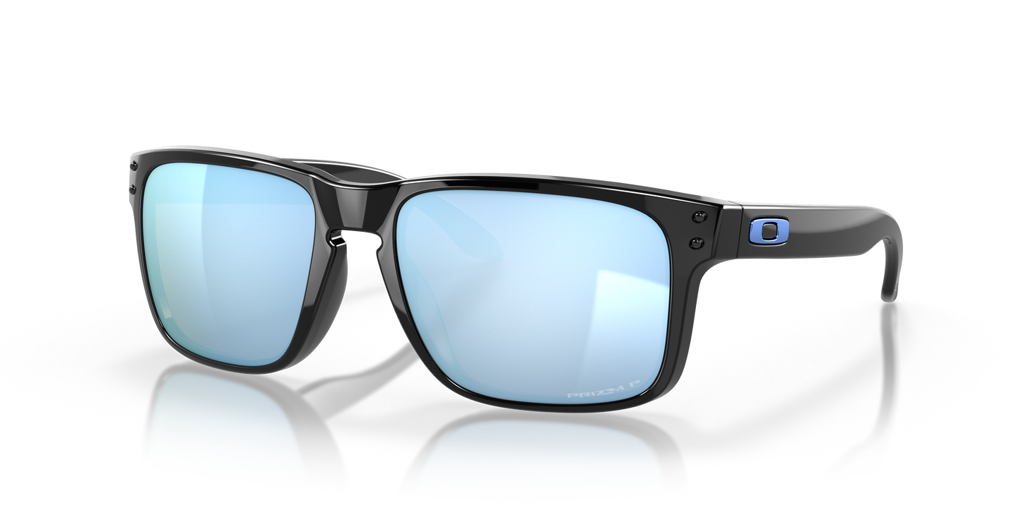 Oakley OO9102 Holbrook Men's Square Prizm Sunglasses - Matte Black Frame