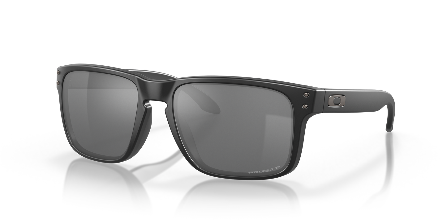 Oakley OO9102 Holbrook Men's Square Prizm Sunglasses - Matte Black Frame