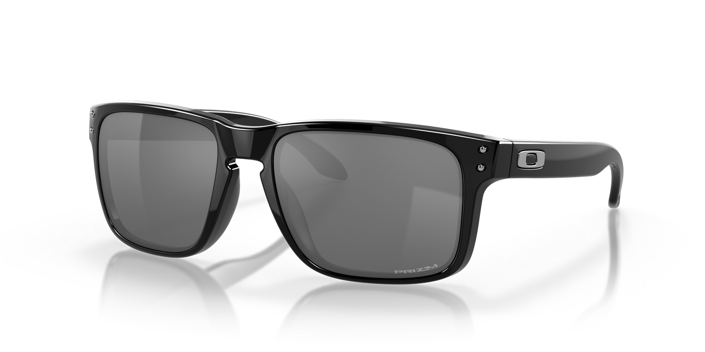 Oakley OO9102 Holbrook Men's Square Prizm Sunglasses - Matte Black Frame