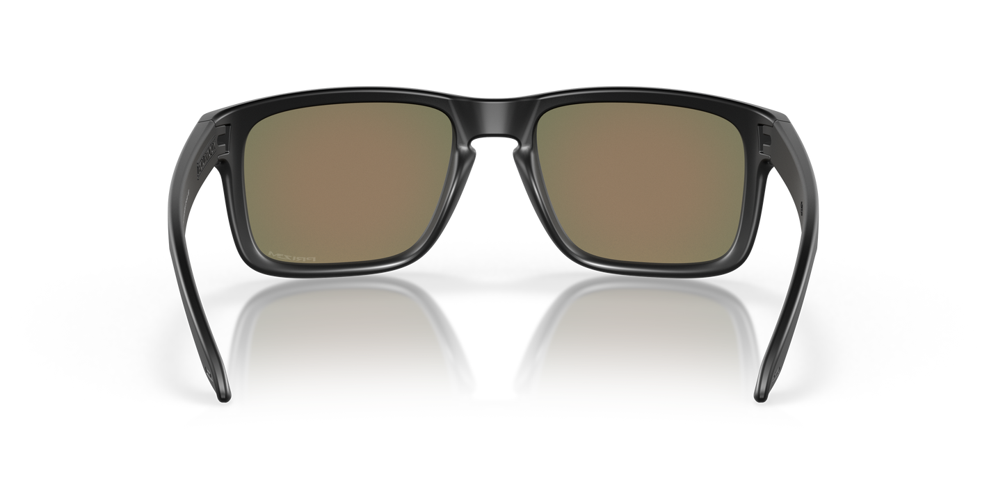 Oakley OO9102 Holbrook Men's Square Prizm Sunglasses - Matte Black Frame