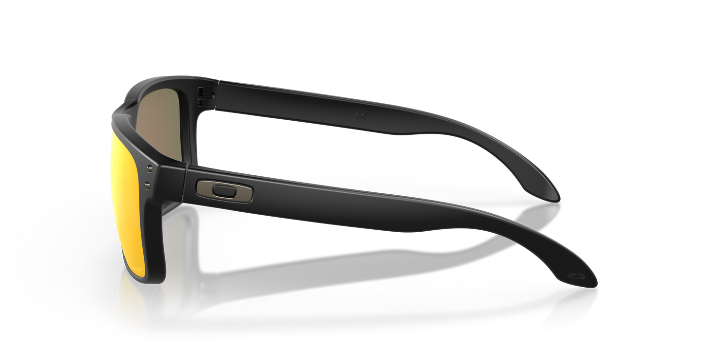 Oakley OO9102 Holbrook Men's Square Prizm Sunglasses - Polished Black Frame
