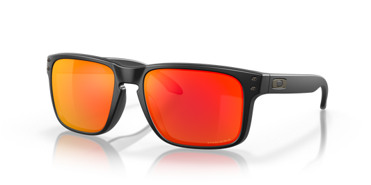 Oakley OO9102 Holbrook Men's Square Prizm Sunglasses - Matte Black Frame