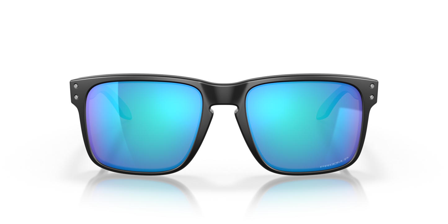 Oakley OO9102 Holbrook Men's Square Prizm Sunglasses - Matte Black Frame