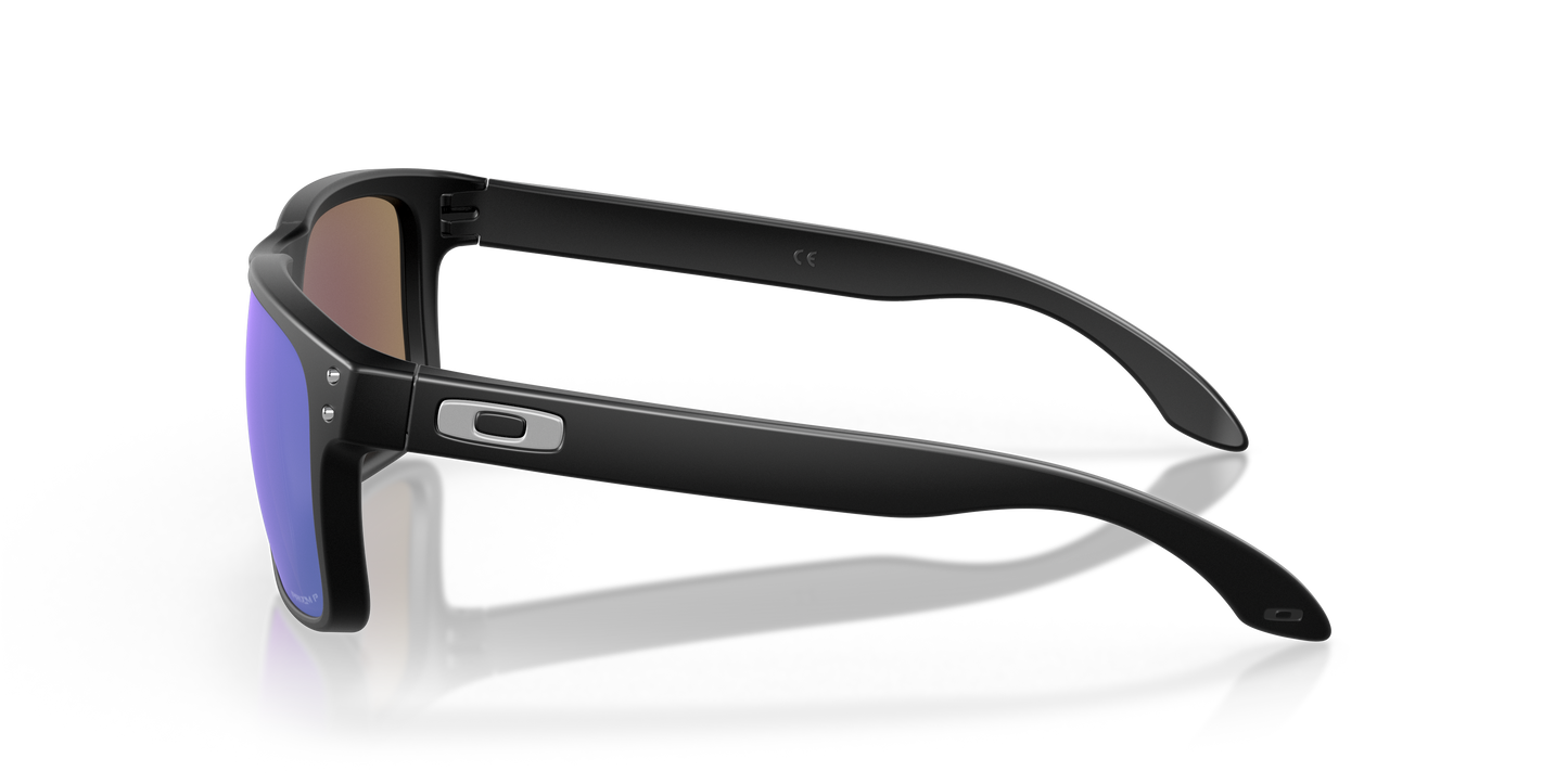 Oakley OO9102 Holbrook Men's Square Prizm Sunglasses - Matte Black Frame