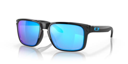 Oakley OO9102 Holbrook Men's Square Prizm Sunglasses - Polished Black Frame