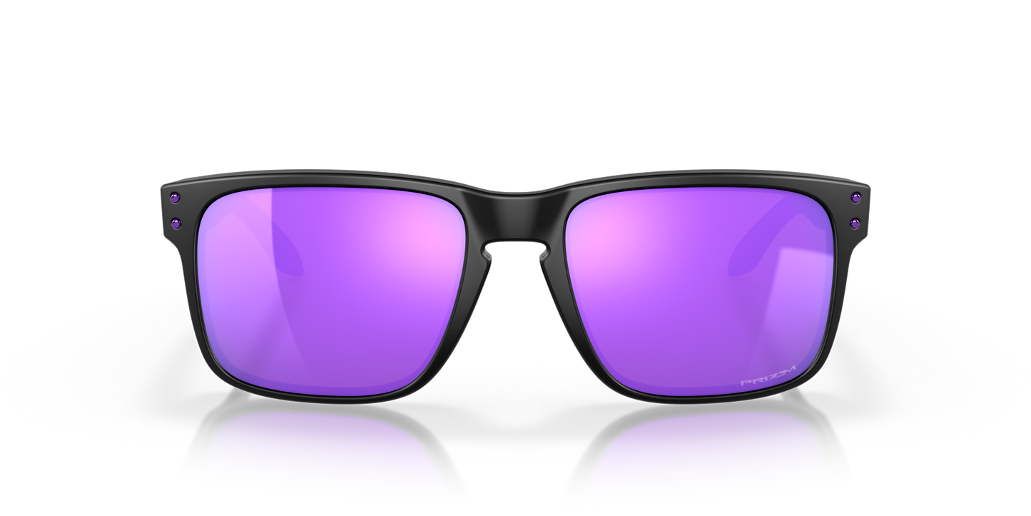 Oakley OO9102 Holbrook Men's Square Prizm Sunglasses - Matte Carbon Frame