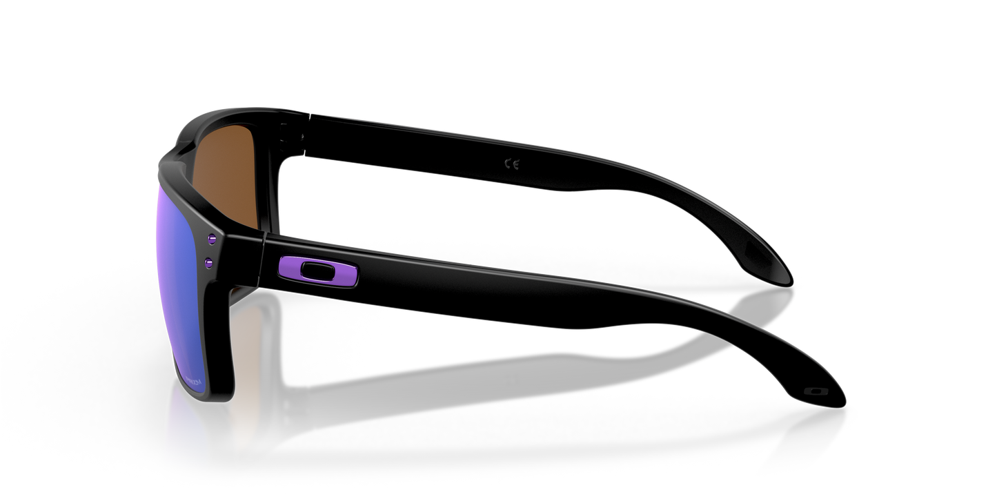 Oakley OO9102 Holbrook Men's Square Prizm Sunglasses - Polished Black Frame