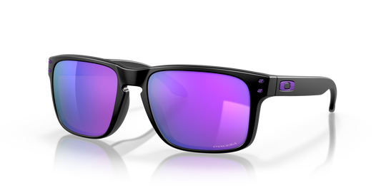 Oakley OO9102 Holbrook Men's Square Prizm Sunglasses - Matte Black Frame