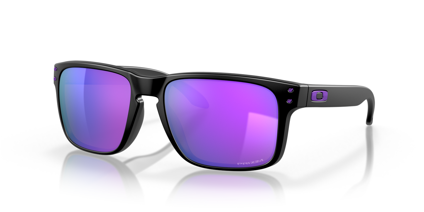 Oakley OO9102 Holbrook Men's Square Prizm Sunglasses - Matte Carbon Frame