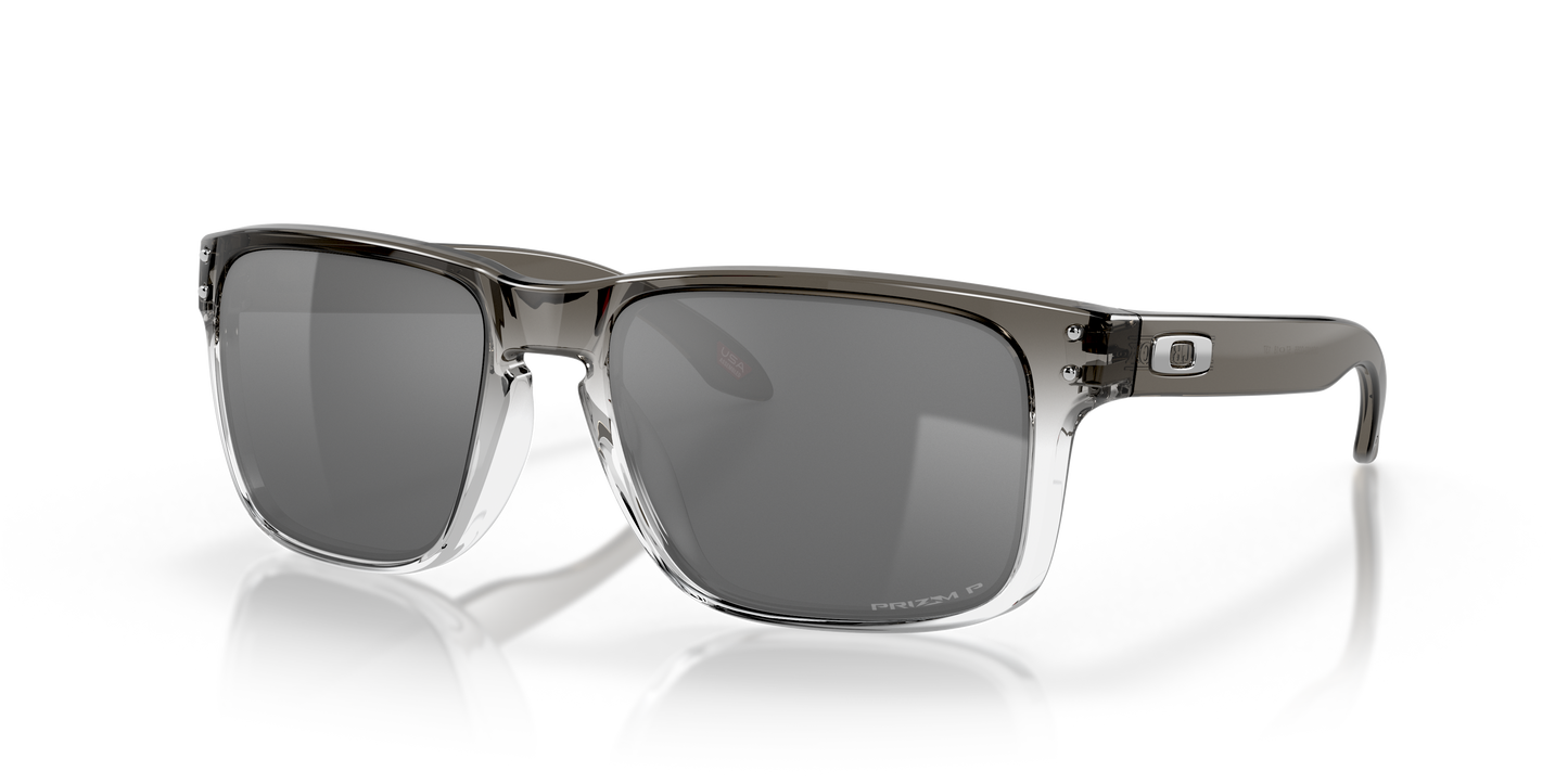 Oakley OO9102 Holbrook Men's Square Prizm Sunglasses - Polished Black Frame
