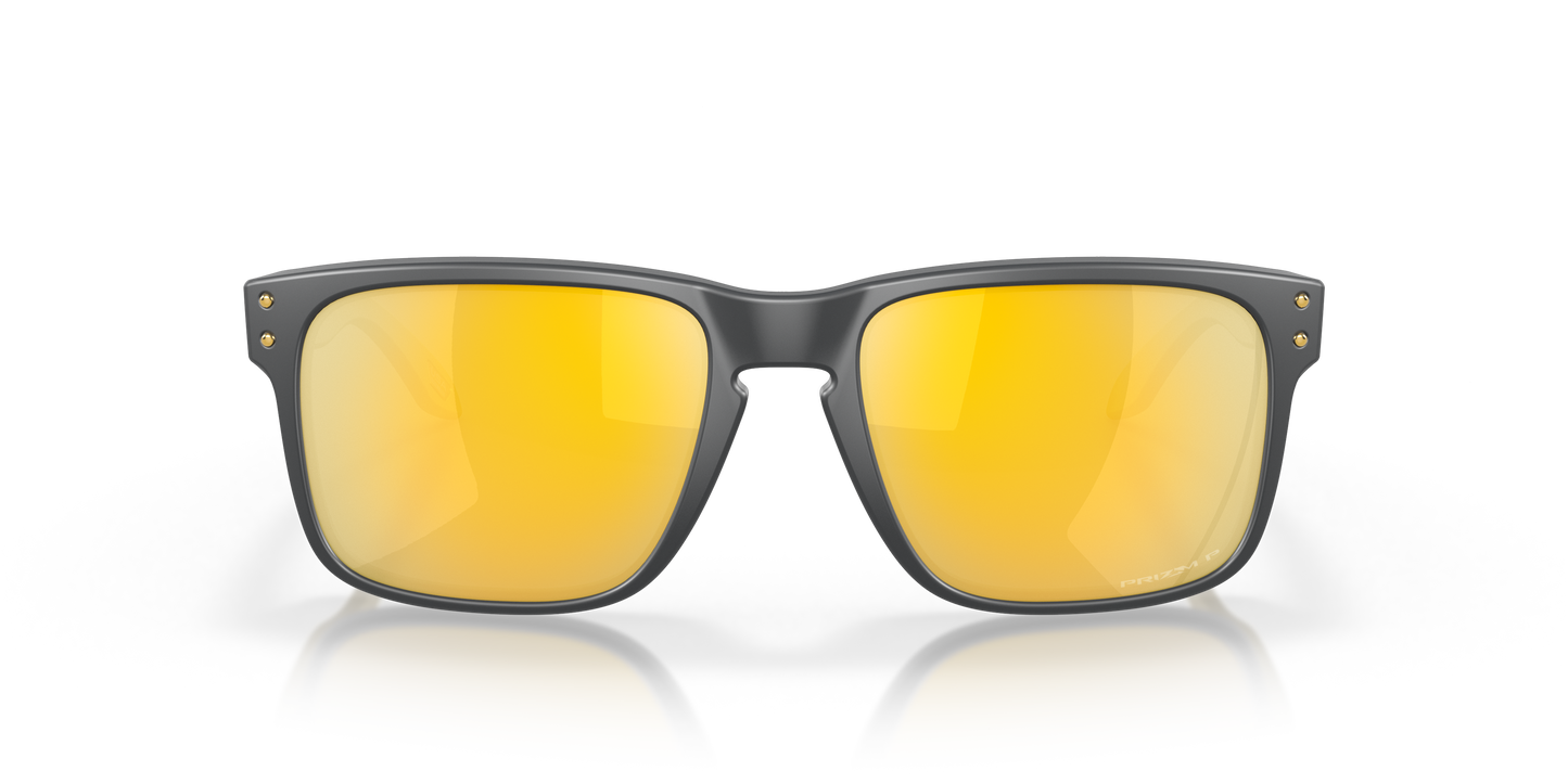 Oakley OO9102 Holbrook Men's Square Prizm Sunglasses - Matte Black Frame