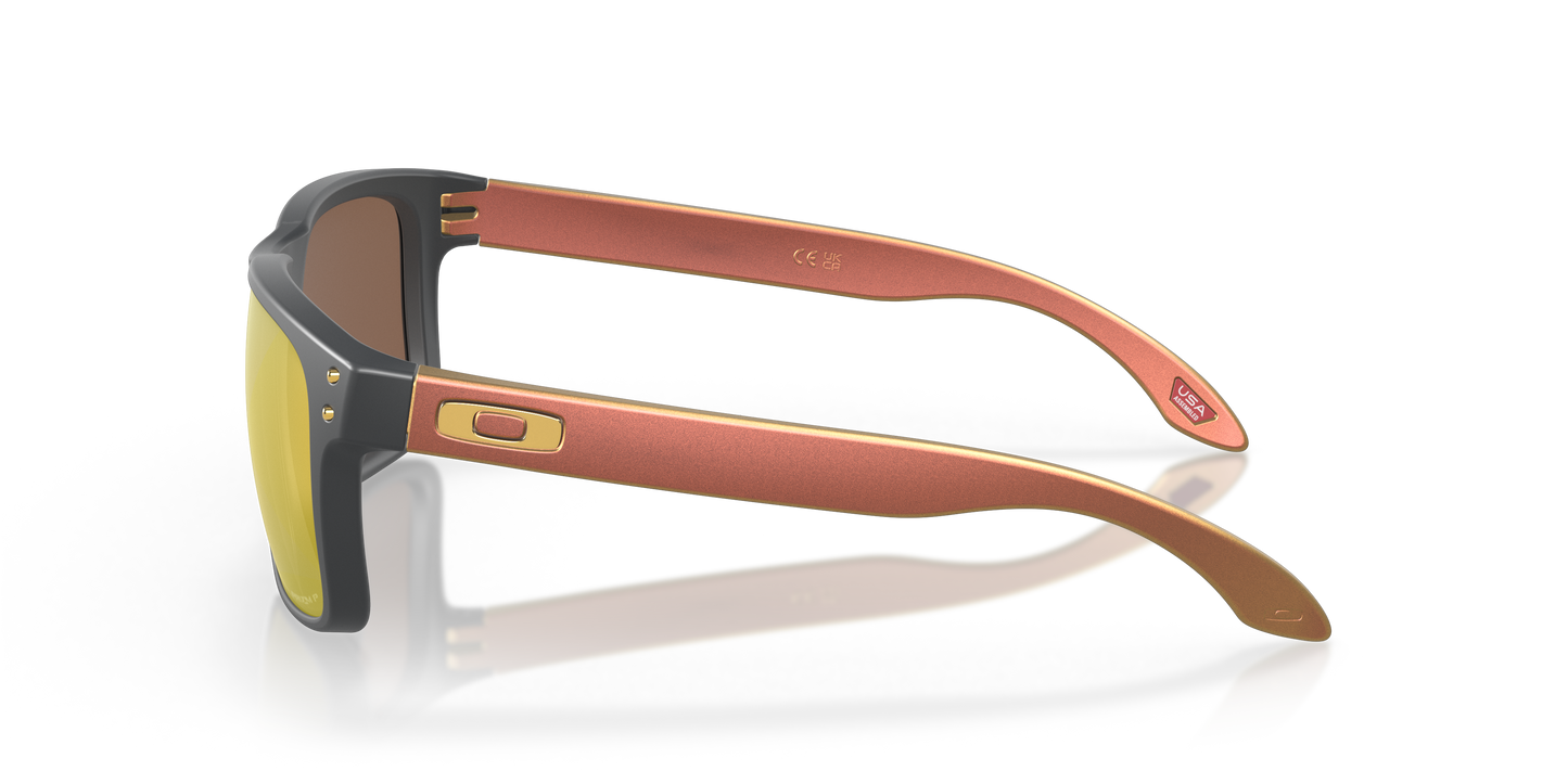 Oakley OO9102 Holbrook Men's Square Prizm Sunglasses - Matte Carbon Frame