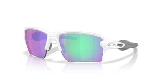 Oakley OO9188 Flak 2.0 XL On The Green Collection Men's Prizm Sport Sunglasses - Matte White