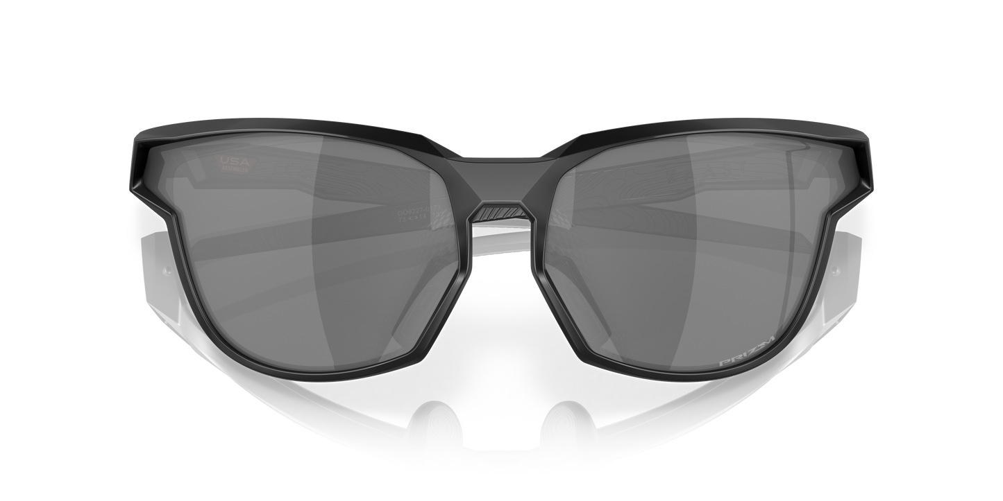 Oakley OO9227 Kaast Men's Oval Prizm Sunglasses - Matte Black Frame