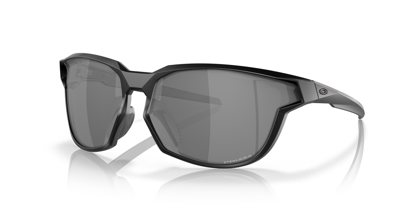Oakley OO9227 Kaast Men's Oval Prizm Sunglasses - Matte Grey Smoke Frame