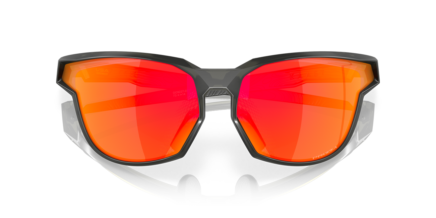 Oakley OO9227 Kaast Men's Oval Prizm Sunglasses - Matte Black Frame