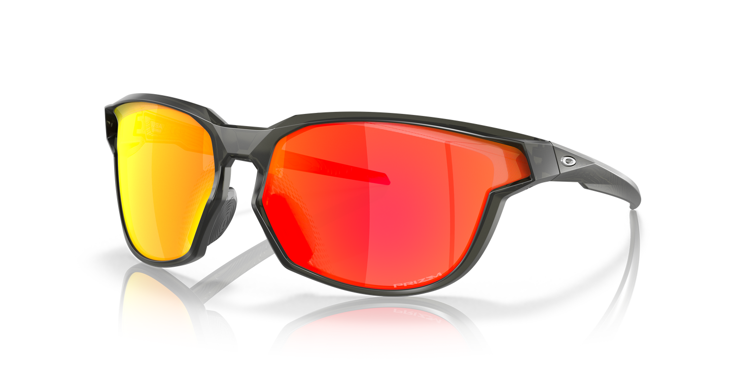 Oakley OO9227 Kaast Men's Oval Prizm Sunglasses - Matte Black Frame