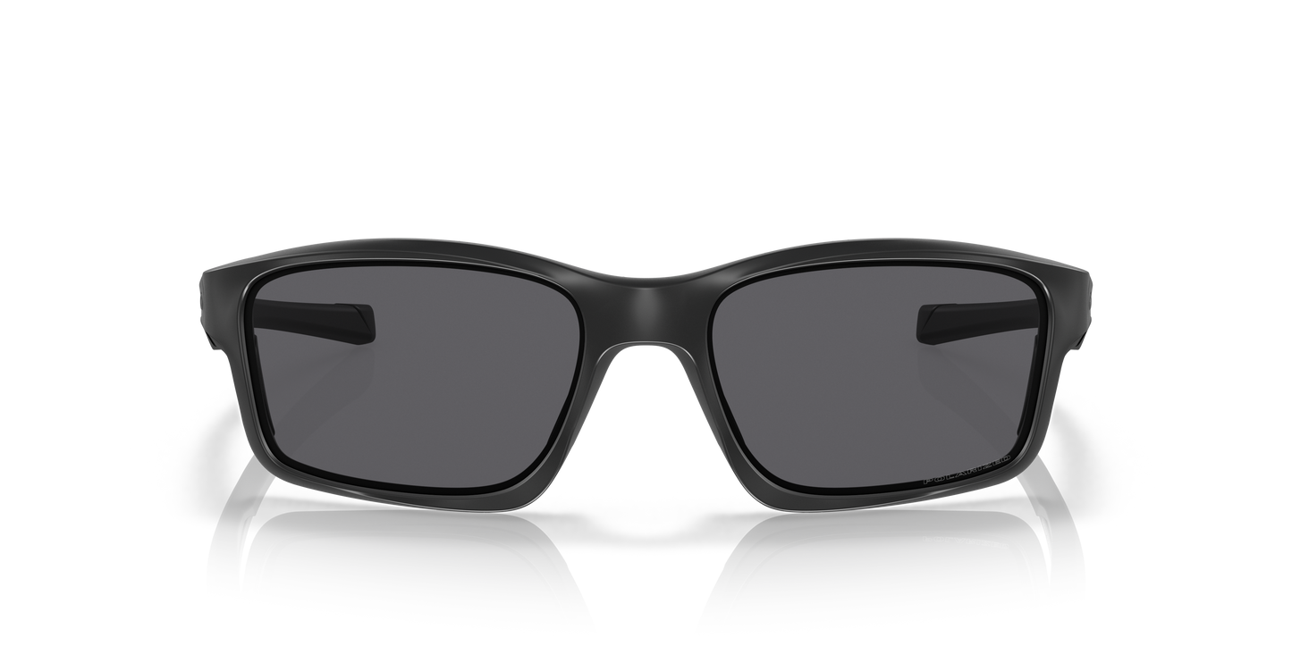 Oakley OO9247 Chainlink Men's Rectangle Polarized Sunglasses - Black Ink Frame